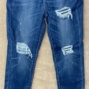American Eagle Outfitters Distressed Denim Skinny Jeans